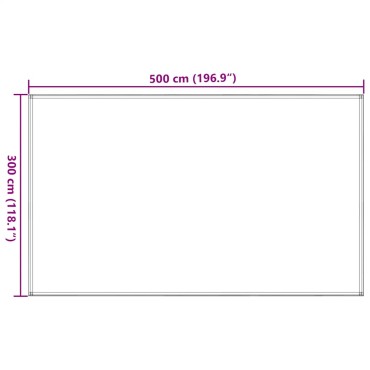 vidaXL Χαλί Σκηνής Μπλε 300 x 500 εκ. από HDPE