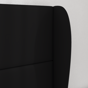 vidaXL Αυτί Κεφαλής Μαύρο 80 x 23 x 6 εκ. PVC