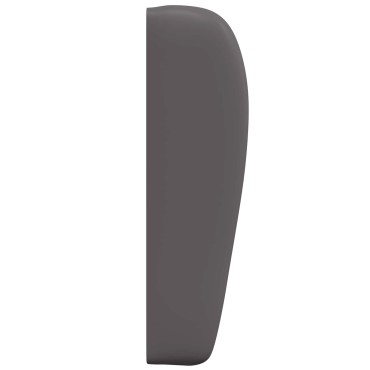 vidaXL Αυτί Κεφαλής Σκούρο Γκρι 80 x 23 x 6 εκ. PVC