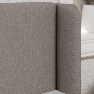 vidaXL Αυτί Κεφαλής Taupe 40,5 x 40,5 x 4 εκ ύφασμα