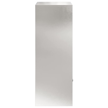 vidaXL Θυρίδα Πακέτων Ασημί 47,5 x 38 x 59 εκ. Ανοξείδωτο ατσάλι