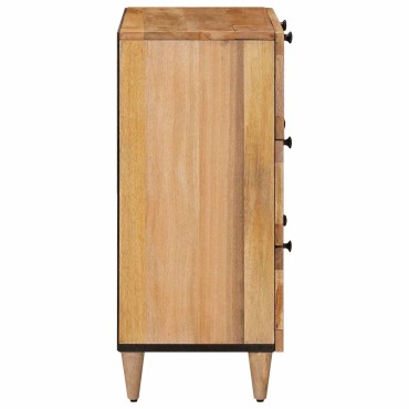 vidaXL Πλαϊνό γραφείο Φυσικό 60x33x75cm Στερεό ξύλο μάνγκο