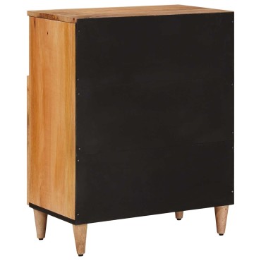 vidaXL Πλαϊνό γραφείο Φυσικό 60x33x75cm Στερεό ξύλο μάνγκο