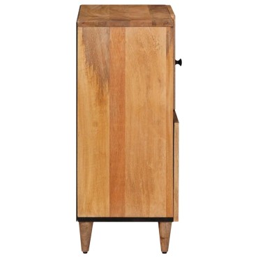 vidaXL Πλαϊνό γραφείο Φυσικό 80x33x75cm Στερεό ξύλο μάνγκο