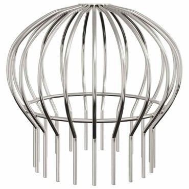 vidaXL Φύλλο Προστασίας Γαμμάτων 8 τμχ. Ασημί 160 mm Ανοξείδωτο ατσάλι