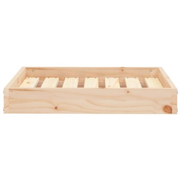 vidaXL Κρεβάτι Σκύλου 61,5 x 49 x 9 εκ. από Μασίφ Ξύλο Πεύκου