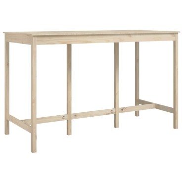 vidaXL Τραπέζι Μπαρ 180x80x110cm από Μασίφ Ξύλο Πεύκου 1 τεμ.