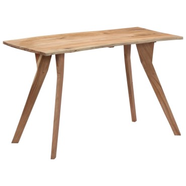 vidaXL Τραπεζαρία 120x58x76cm από Μασίφ Ξύλο Ακακίας 1 τεμ.
