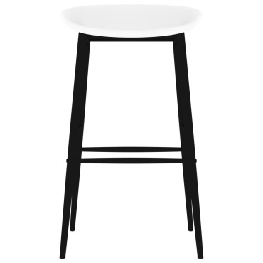 vidaXL Σετ Επίπλων Μπαρ 7 τεμ. Λευκό 120x60x105cm