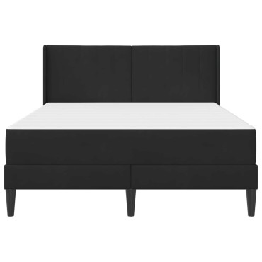 vidaXL Σκελετός κρεβατιού με στρώμα Μαύρο 120 x 190 cm Βελούδο