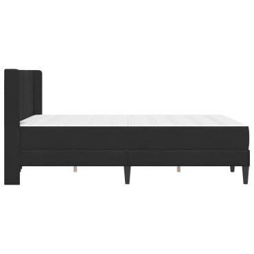 vidaXL Σκελετός κρεβατιού με στρώμα Μαύρο 120 x 190 cm Βελούδο