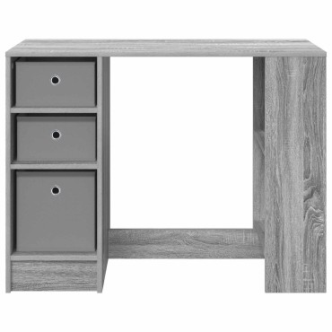 vidaXL Γραφείο Γκρίζο Σονομα 100x40x75cm Επεξεργασμένο Ξύλο 1 τεμ.
