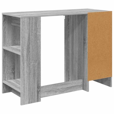 vidaXL Γραφείο Γκρίζο Σονομα 100x40x75cm Επεξεργασμένο Ξύλο 1 τεμ.