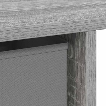 vidaXL Γραφείο Γκρίζο Σονομα 100x40x75cm Επεξεργασμένο Ξύλο 1 τεμ.