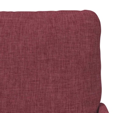 vidaXL Σετ Καναπέ 3 τεμ. Κόκκινο Κόντρα πλακέ 115x56x80cm  Τριθέσιος
