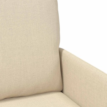 vidaXL Σετ Καναπέ 3 τεμ. Κρεμ Κόντρα πλακέ 115x56x80cm  Τριθέσιος