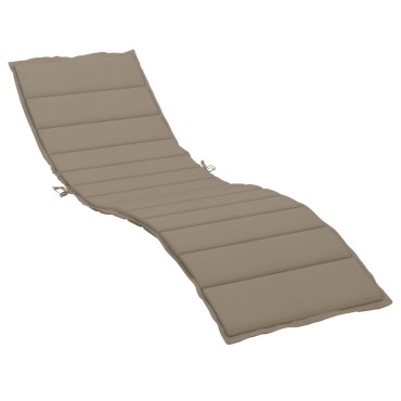vidaXL Μαξιλάρι Ξαπλώστρας Taupe 200x60x3cm από Ύφασμα Oxford