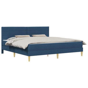 vidaXL Σκελετός Κρεβατιού Μπλε 180x200cm Πολυεστέρας