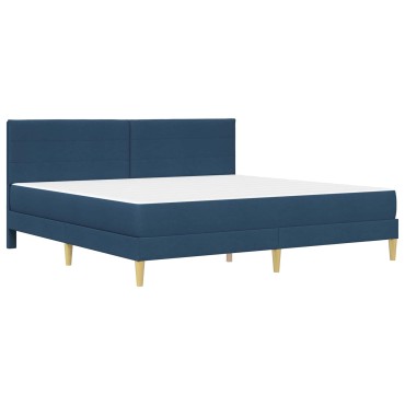 vidaXL Σκελετός Κρεβατιού Μπλε 180x200cm Πολυεστέρας
