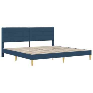vidaXL Σκελετός Κρεβατιού Μπλε 180x200cm Πολυεστέρας