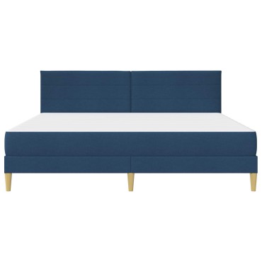 vidaXL Σκελετός Κρεβατιού Μπλε 180x200cm Πολυεστέρας