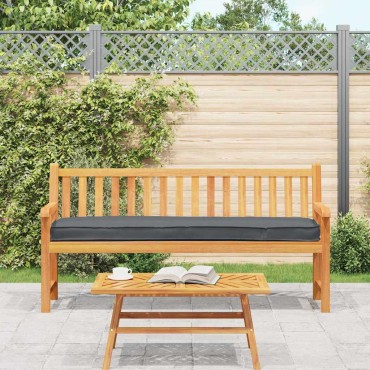 vidaXL Μαξιλάρι παλέτας Ανθρακί 200x40x8cm Ύφασμα Οξφόρδης