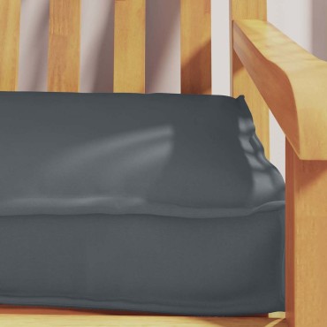 vidaXL Μαξιλάρι παλέτας Ανθρακί 200x40x8cm Ύφασμα Οξφόρδης