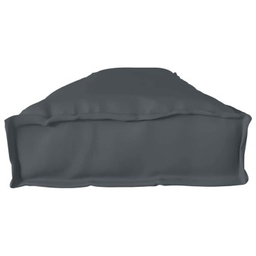 vidaXL Μαξιλάρι παλέτας Ανθρακί 200x40x8cm Ύφασμα Οξφόρδης