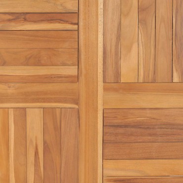 vidaXL Επιφάνεια Τραπεζιού Στρογγυλή Μασίφ Ξύλο Teak