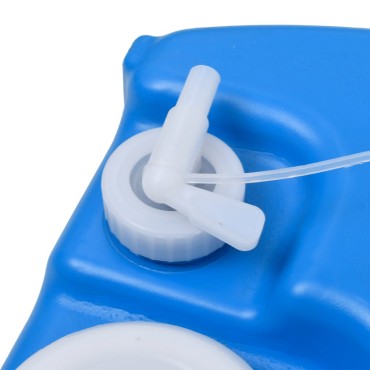 vidaXL Δεξαμενή Νερού Κάμπινγκ με Ρόδες Μπλε 40 Λίτρα