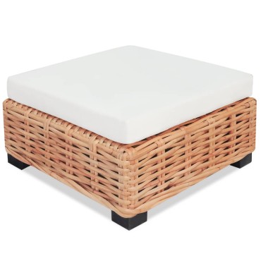 vidaXL Σετ Καναπέ 18 τεμ. από Γνήσιο Ρατάν 67x67x58cm  Γωνιακός