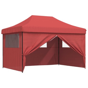 vidaXL Σκηνή Πάρτυ Μπορντό 279 x 410 x 315 εκ. Ύφασμα Όξφορντ