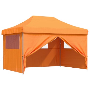 vidaXL Σκηνή Πάρτυ Πορτοκαλί 279 x 410 x 315 εκ. Ύφασμα Όξφορντ