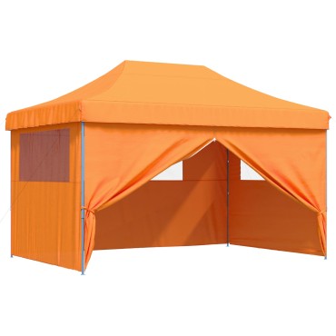 vidaXL Σκηνή Πάρτυ 292 x 440 x 315 εκ. Πορτοκαλί Ύφασμα Όξφορντ
