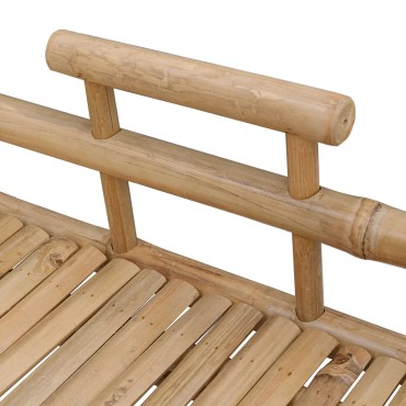 vidaXL Καρότσι Κρασιού με Ρόδες Φυσικό 85x50x93cm Μπαμπού 1 τεμ.