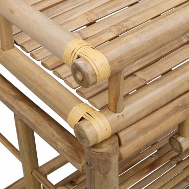 vidaXL Καρότσι Κρασιού με Ρόδες Φυσικό 85x50x93cm Μπαμπού 1 τεμ.