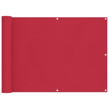 vidaXL Οθόνη Μπαλκονιού Μπορντό 75 x 1000 cm