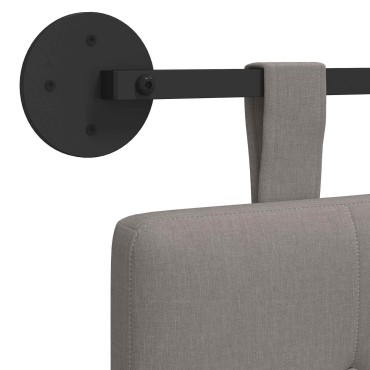 vidaXL Κεφαλάρι κρεβατιού κρεμαστό Taupe Ύφασμα 190x55x5cm 1 τεμ.