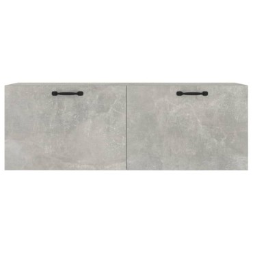 vidaXL Ντουλάπι Τοίχου Γκρι Σκυρ. 100x36,5x35cm Επεξεργασμένο Ξύλο 1 τεμ.