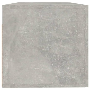 vidaXL Ντουλάπι Τοίχου Γκρι Σκυρ. 100x36,5x35cm Επεξεργασμένο Ξύλο 1 τεμ.