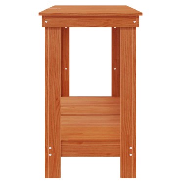vidaXL Πάγκος εργασίας Κερωμένο Καφέ 180 x 50 x 80 cm Στερεό πεύκο