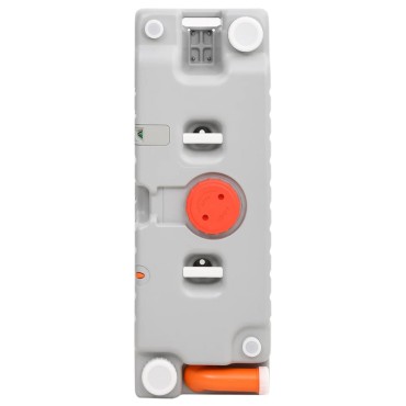 vidaXL Δεξαμενή Νερού με Τροχούς για Κάμπινγκ Γκρι 75 Λίτρων