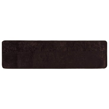 vidaXL Χαλί Runner MARSA Ανθρακί 80x350cm Πολυέστερ και PVC