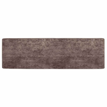 vidaXL Χαλί Runner MARSA Γκρι 50x150cm Πολυέστερ και PVC