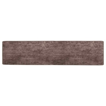 vidaXL Χαλί Runner MARSA Γκρι 50x250cm Πολυέστερ και PVC