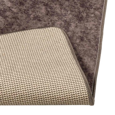 vidaXL Χαλί Runner MARSA Γκρι 80x150cm Πολυέστερ και PVC