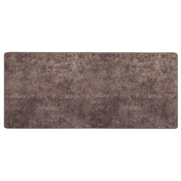 vidaXL Χαλί Runner MARSA Γκρι 80x200cm Πολυέστερ και PVC
