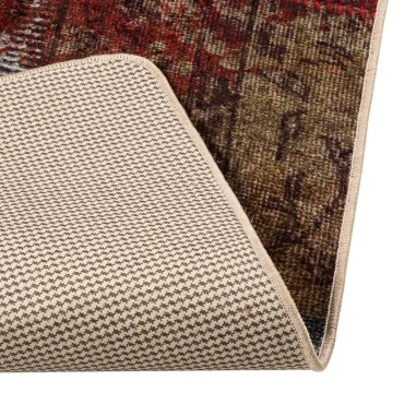 vidaXL Χαλί Runner MARSA Πολύχρωμο 100x250cm Πολυέστερ και PVC
