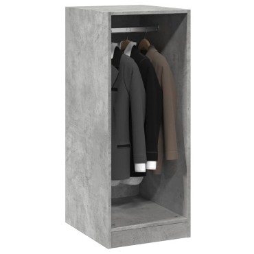 vidaXL Ντουλάπα Γκρι Σκυροδέματος 48x41x102 εκ. από Επεξεργασμένο Ξύλο