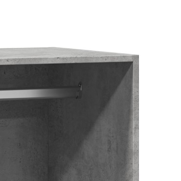 vidaXL Ντουλάπα Γκρι Σκυροδέματος 48x41x102 εκ. από Επεξεργασμένο Ξύλο
